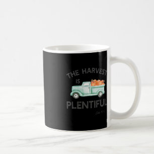 The Harvest Is Plentiful  Christian  Fall Autumn 1 Coffee Mug