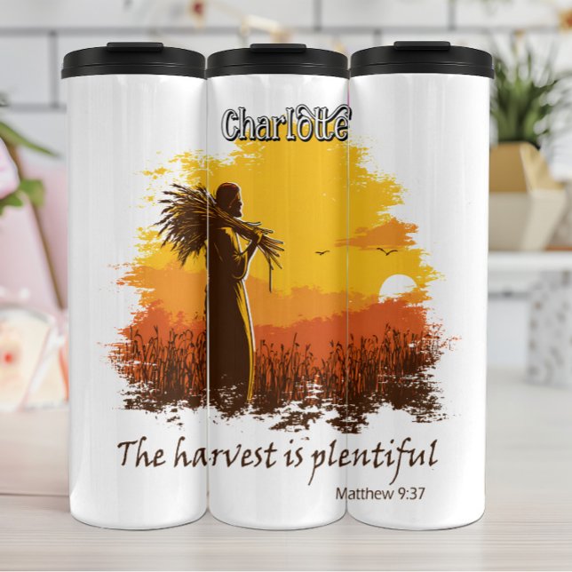 The Harvest is Plentiful Thermal Tumbler (Creator Uploaded)