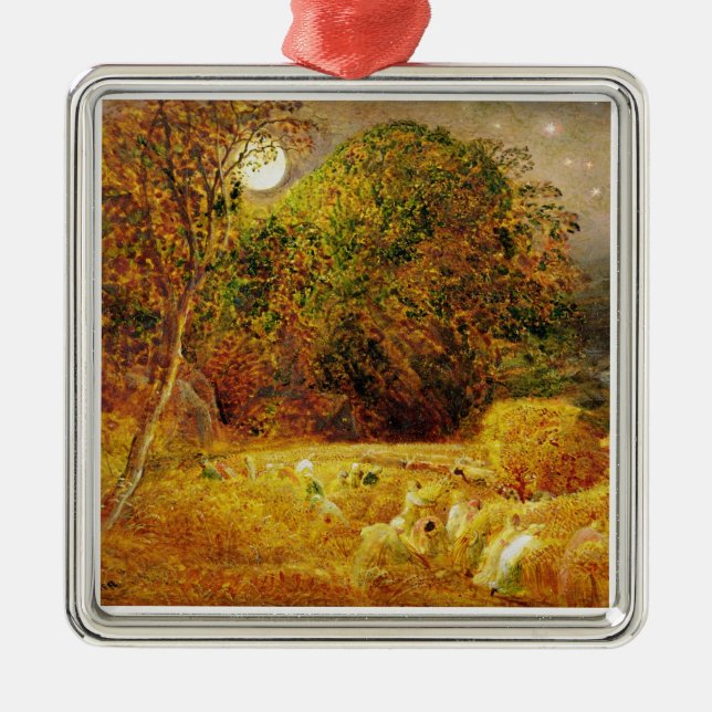 The Harvest Moon, 1833 (oil on paper laid on panel Metal Ornament (Front)