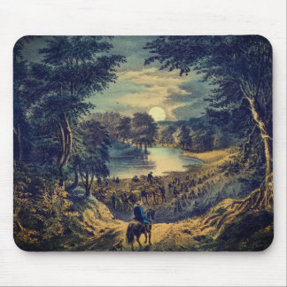 The Harvest Moon, Currier & Ives: Mouse Pad