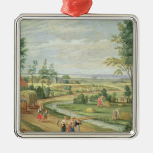 The Harvest, or Summer Metal Ornament
