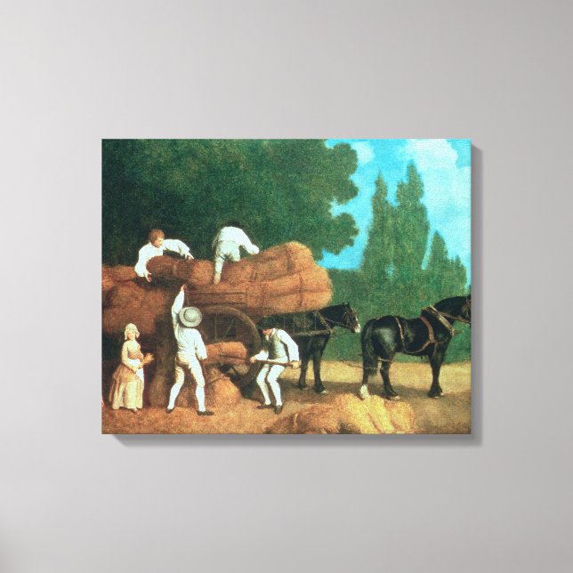 The Harvest Wagon Canvas Print (Front)