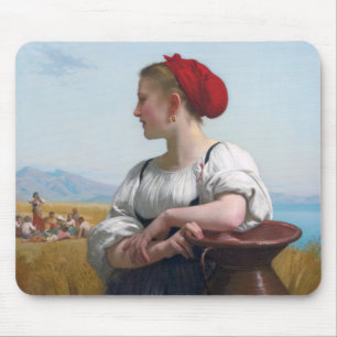 The Harvester, Bouguereau Mouse Pad