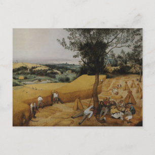 The Harvesters by Pieter Bruegel the Elder Postcard
