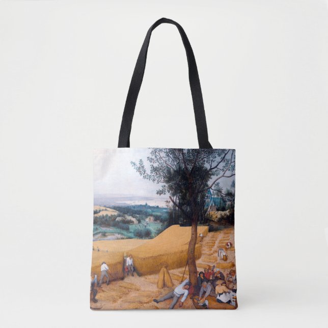 The Harvesters, Pieter Bruegel Tote Bag (Front)