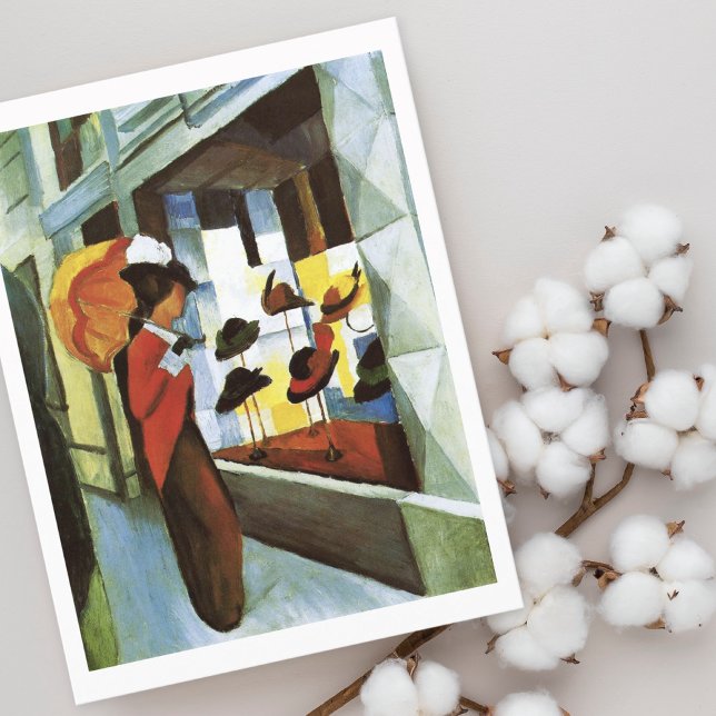 The Hat Shop August Macke Postcard (Creator Uploaded)
