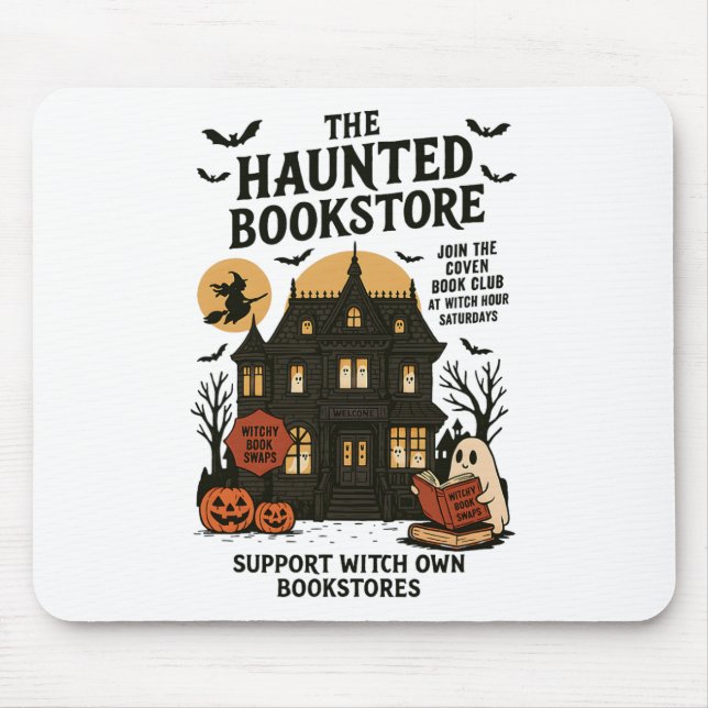 The Haunted Bookstore  Mouse Pad (Front)