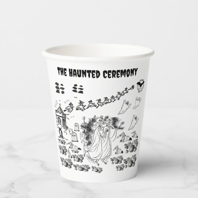 The Haunted Ceremony - Paper Cups (Front)