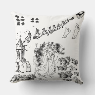 The Haunted Ceremony - Throw Pillow