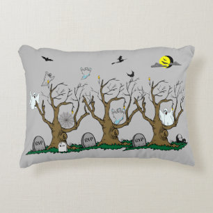The Haunted Graveyard- Accent Pillow
