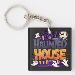 The Haunted House: Feast of the Happy Spirits Keychain