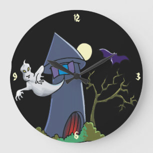 The Haunted Tree House - Large Clock