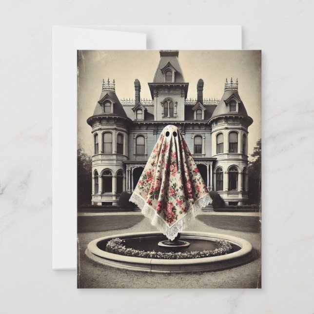 The Haunting of Roseveil Manor – Gothic Victorian Card (Front)