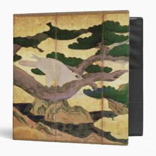 The Hawks in the Pines, 6 panel folding screen Binder