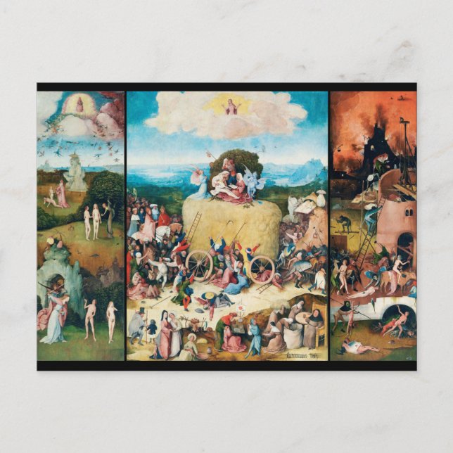 The Hay Wagon, Bosch Postcard (Front)