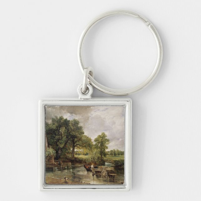 The Hay Wain, 1821 Keychain (Front)