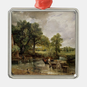 The Hay Wain, 1821 Metal Ornament