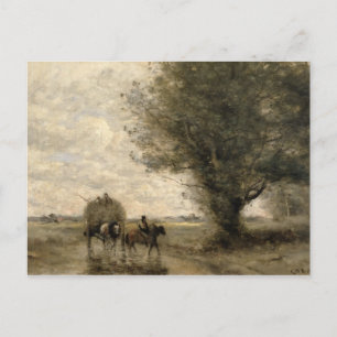 The Haycart, c. 1860 Postcard
