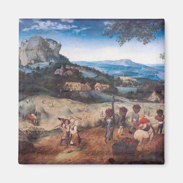 The Haymaking, Pieter Bruegel Magnet (Front)