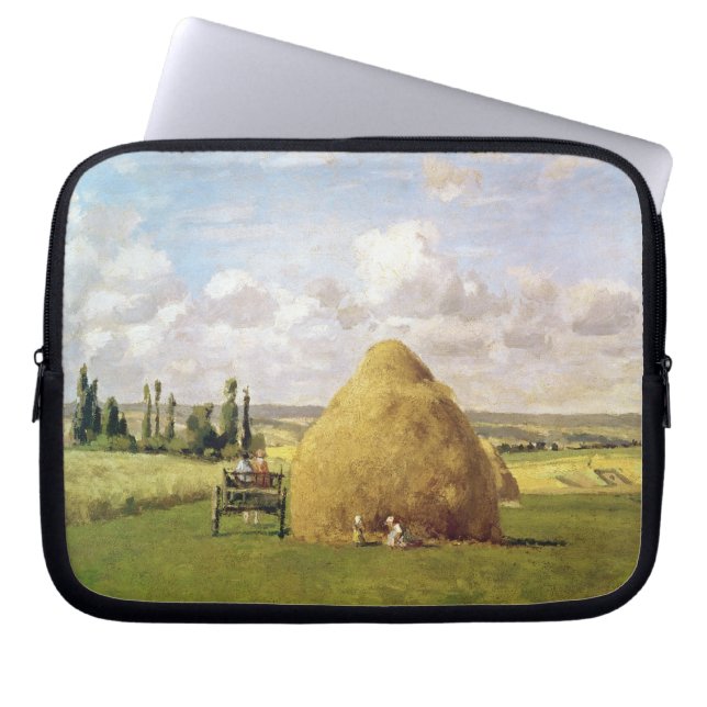 The haystack, Pontoise, 1873 Laptop Sleeve (Front)