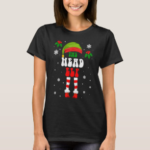 The Head Elf Christmas Family Matching Xmas Group T-Shirt