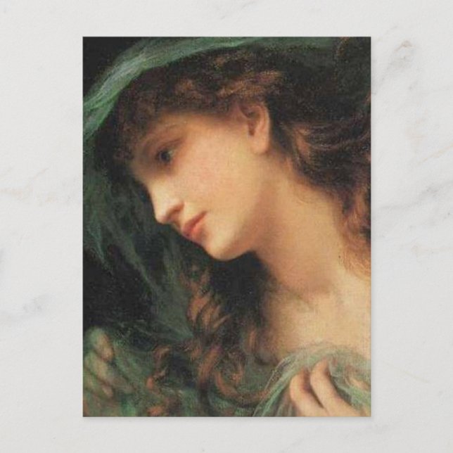 The Head Of A Nymph Postcard (Front)