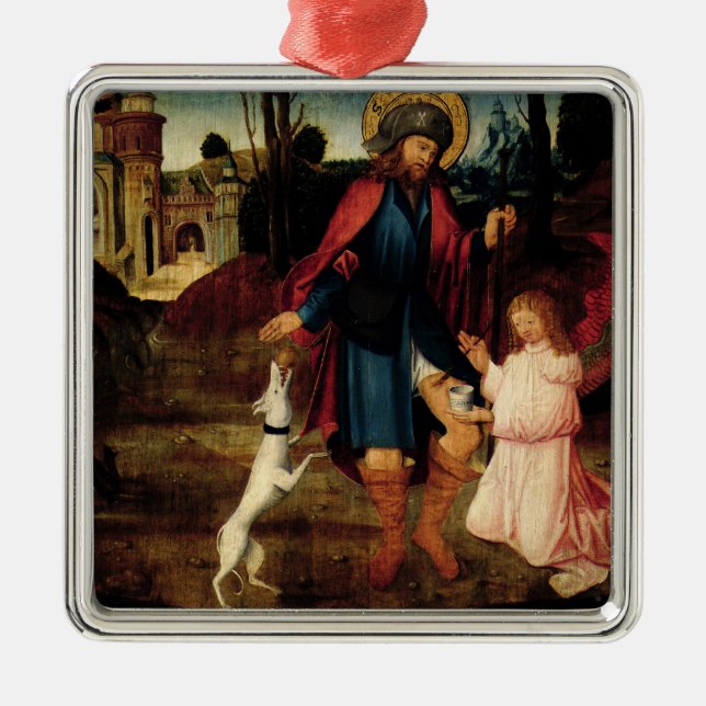 The Healing of Saint Roch Metal Ornament (Front)