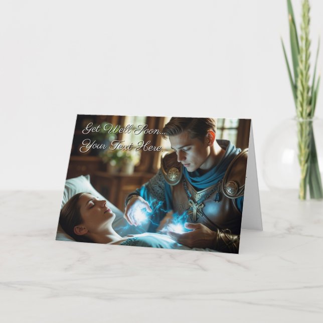 The Healing Touch Get Well Greeting Card (Front)