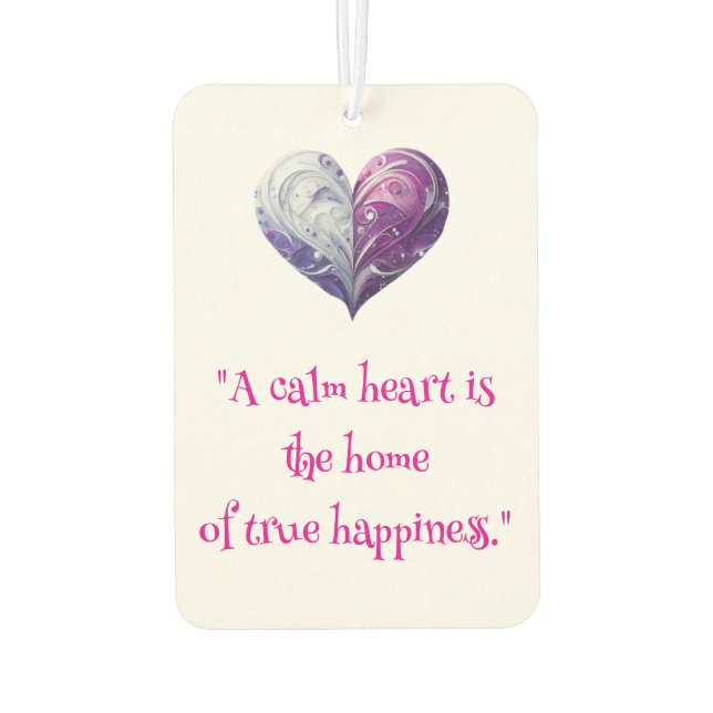 The Heart Air Freshener (Back)