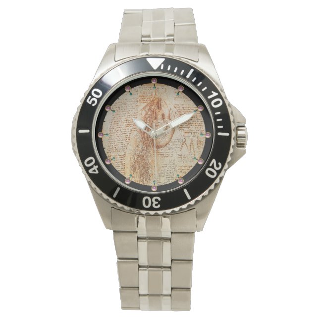 The Heart and the Bronchial Arteries Parchment Watch (Front)