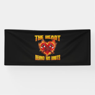 The Heart Behind His Boots   Firefighter Lovers Banner