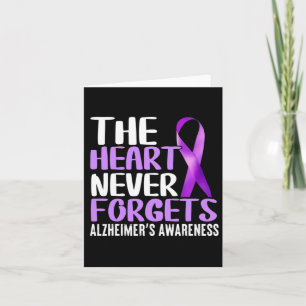 The Heart Never Forgets Heimerheimer´s Awareness  Card