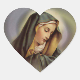 The Heart of Blessed Virgin Mary Sticker
