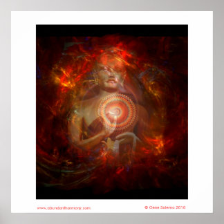 The Heart of Mandalas Poster