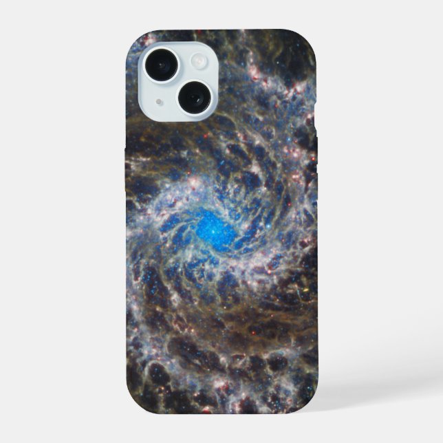 The Heart Of Messier 74 iPhone 15 Case (Back)