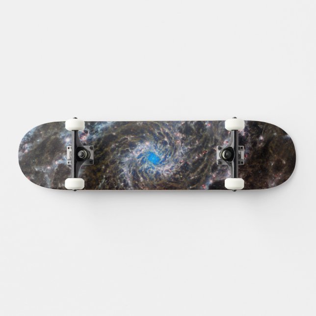 The Heart Of Messier 74 Skateboard (Horz)