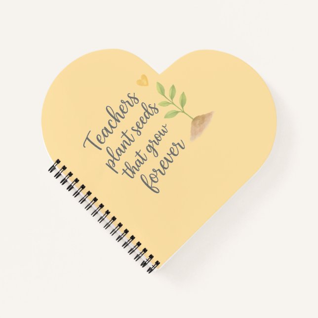 The heart of teaching  notebook (Front)