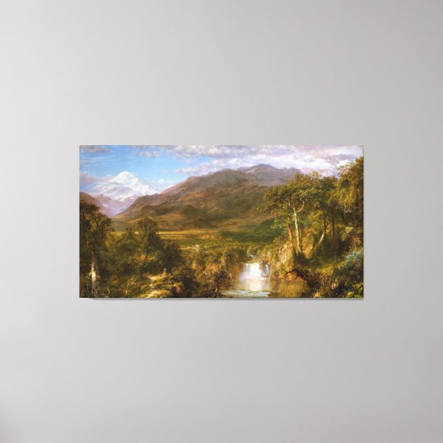 The Heart of the Andes by Frederic Edwin Church Canvas Print (Front)