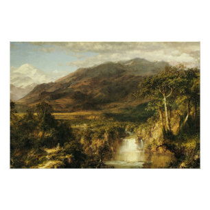 The Heart of the Andes by Frederic Edwin Church Poster