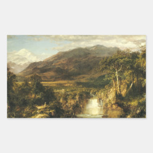 The Heart of the Andes by Frederic Edwin Church Sticker