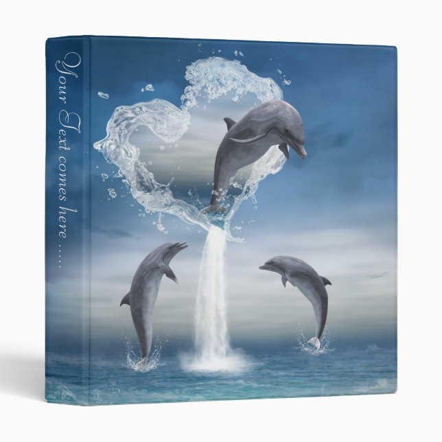 The Heart of the Dolphins Avery Binder (Front/Spine)
