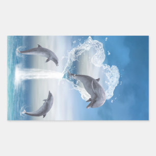 The Heart Of The Dolphins Sticker