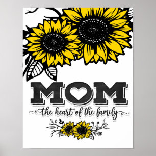 The heart of the family gift, Mother's Day Gift Poster