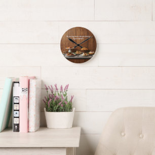 The heart of the house round clock