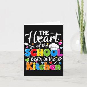 The heart of the school beats in the kitchen back card