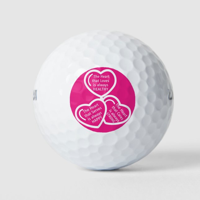 The Heart that Loves Golf Balls (Front)