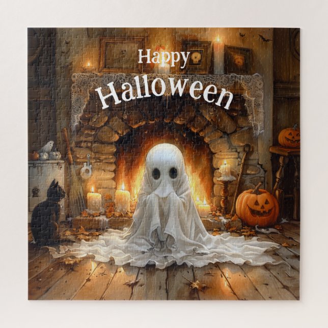 The Hearth of Haunts Halloween Jigsaw Puzzle (Vertical)