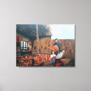 The Hearth of Heritage Canvas Print