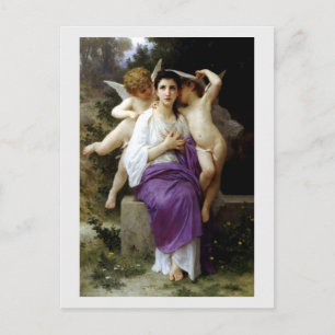 ‘The Heart's Awakening’ by Bouguereau Postcard