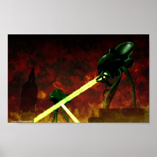 The Heat Ray in London Poster